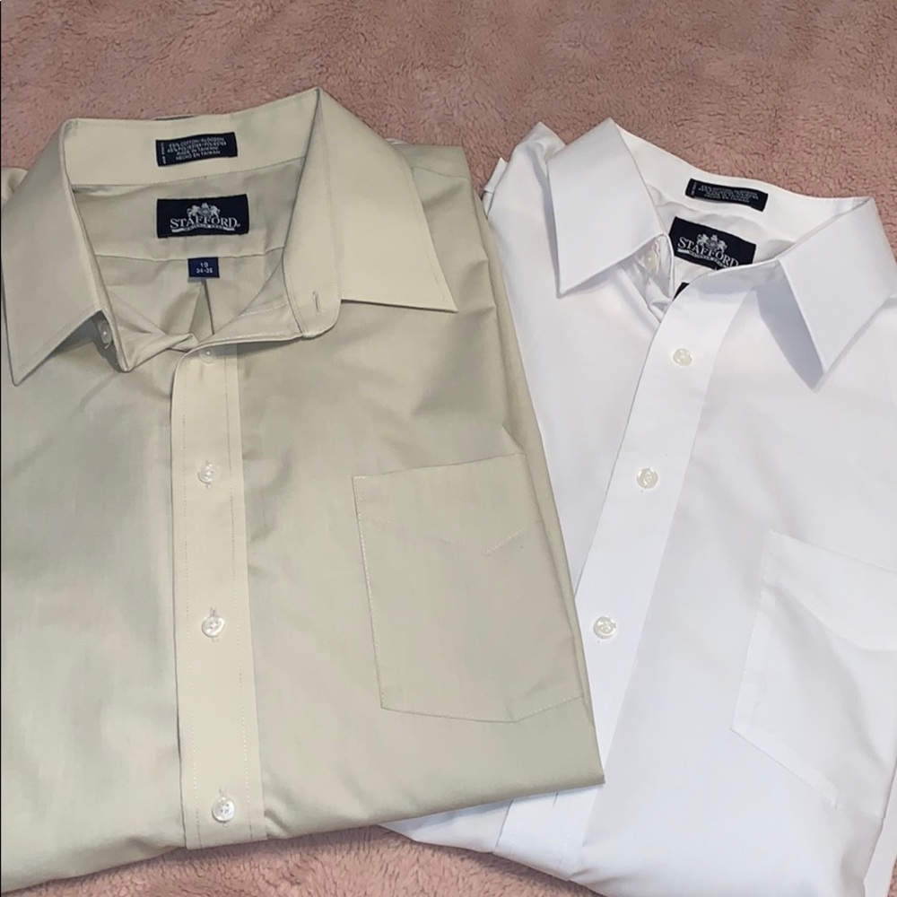 2 Stafford button up shirt